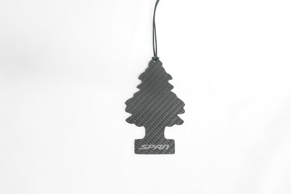 Carbon Fiber Tree Keychain