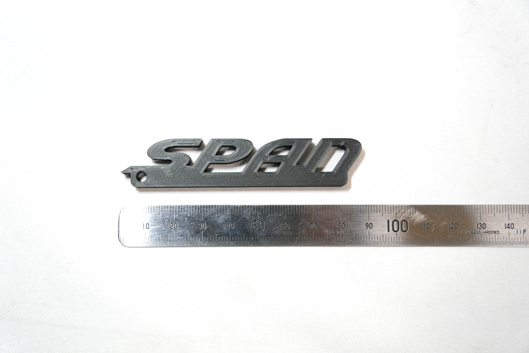 SPAN cut logo Keychain